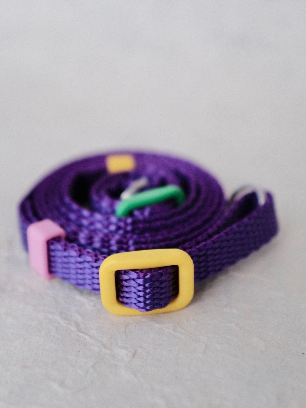 NWT Purple Colourful Handmade Adjustable Strong Woven Camera Strap Unique